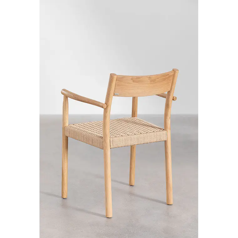 Silla de comedor Tiria en madera de roble 8