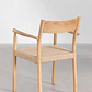 Silla de comedor Tiria en madera de roble - Miniatura 8