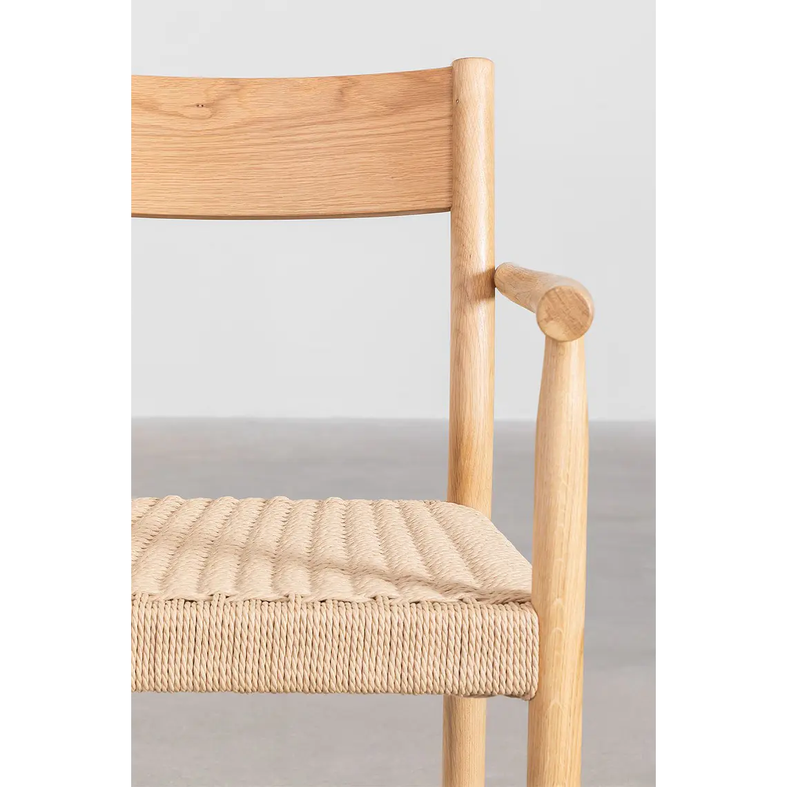 Silla de comedor Tiria en madera de roble 9