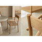 Silla de comedor Tiria en madera de roble - Miniatura 13