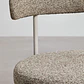 Silla de comedor Vaelen en bouclé - Miniatura 7