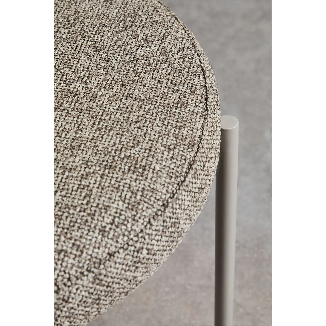 Silla de comedor Vaelen en bouclé 8