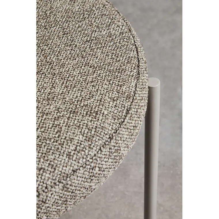 Silla de comedor Vaelen en bouclé 8