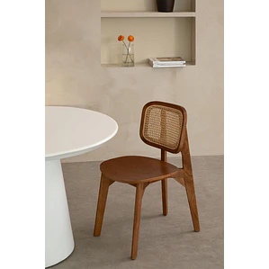 Silla de comedor Vaeleri en madera