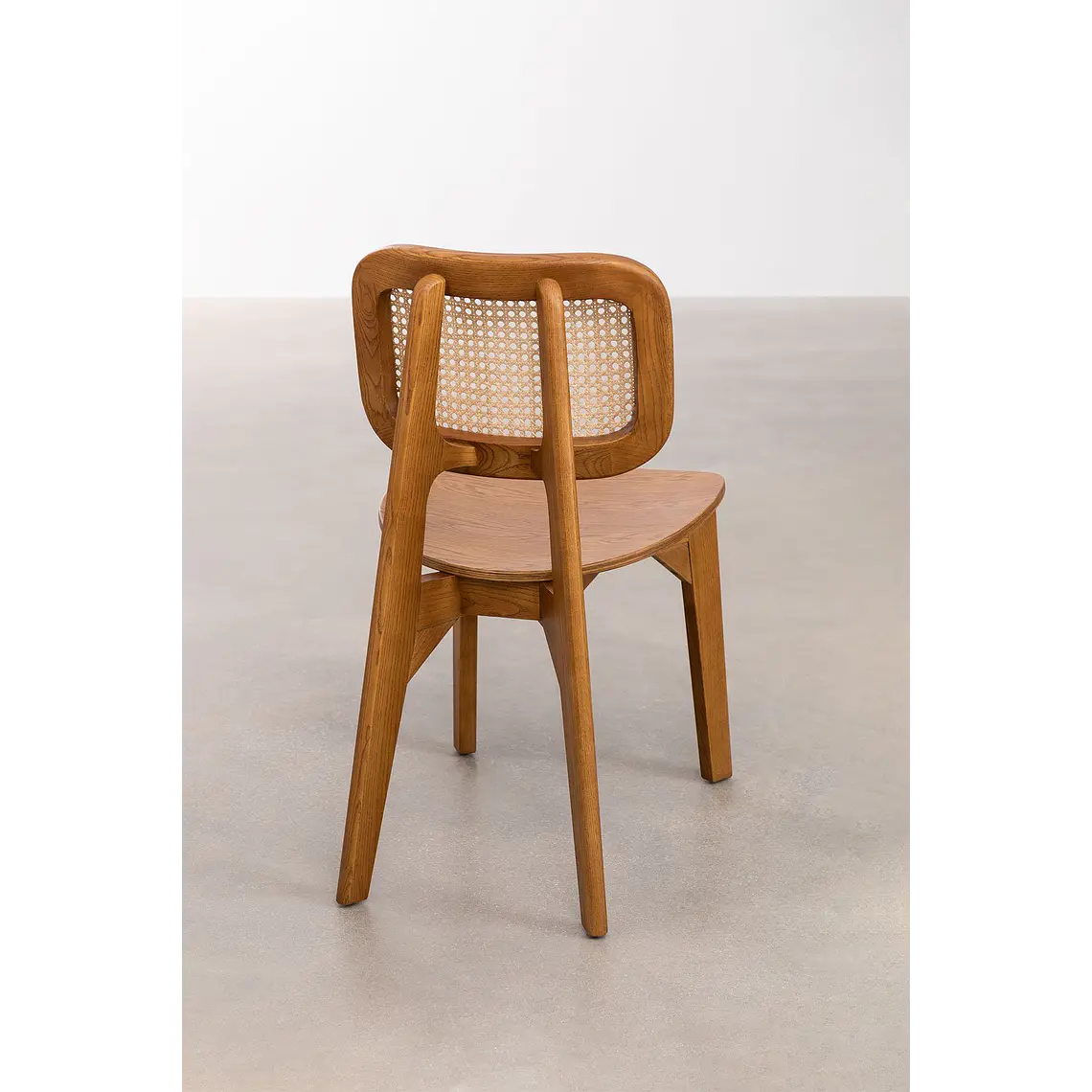 Silla de comedor Vaeleri en madera 5