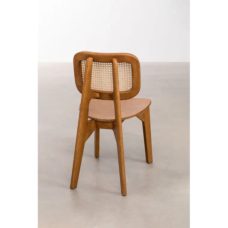 Silla de comedor Vaeleri en madera 5
