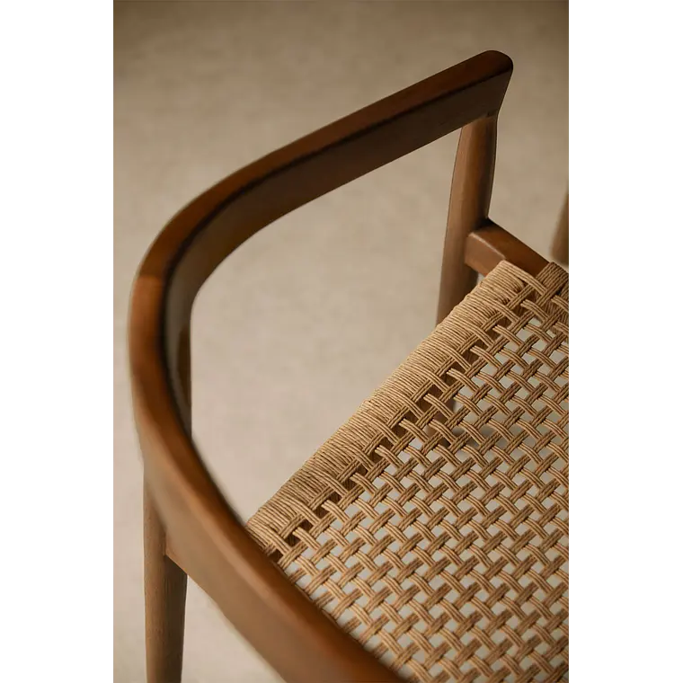 Silla de comedor Wenara en madera de teca 3