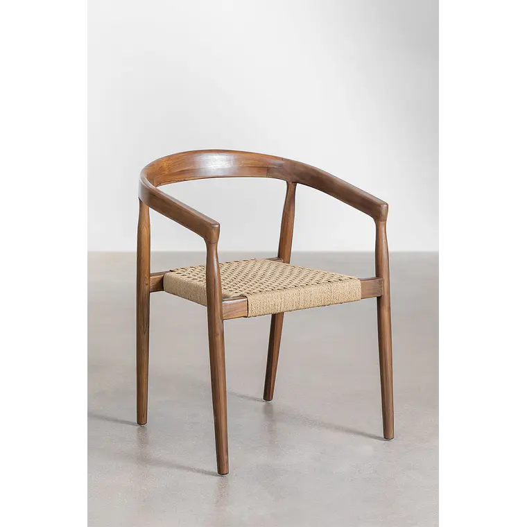 Silla de comedor Wenara en madera de teca 4