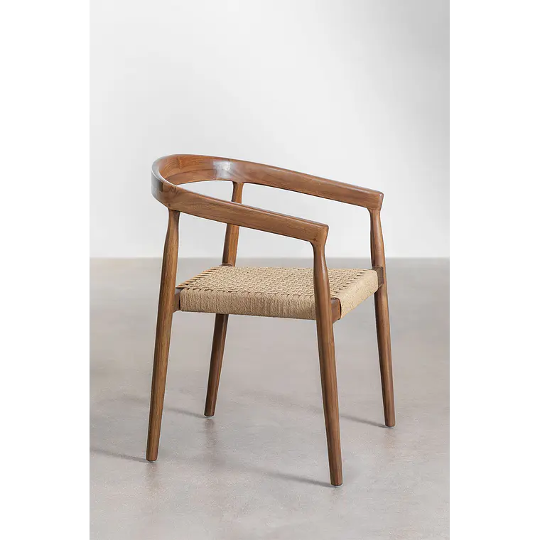 Silla de comedor Wenara en madera de teca 5