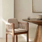 Silla de comedor Xaeora en madera de acacia - Miniatura 1