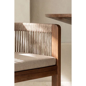 Silla de comedor Xaeora en madera de acacia