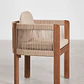 Silla de comedor Xaeora en madera de acacia - Miniatura 4
