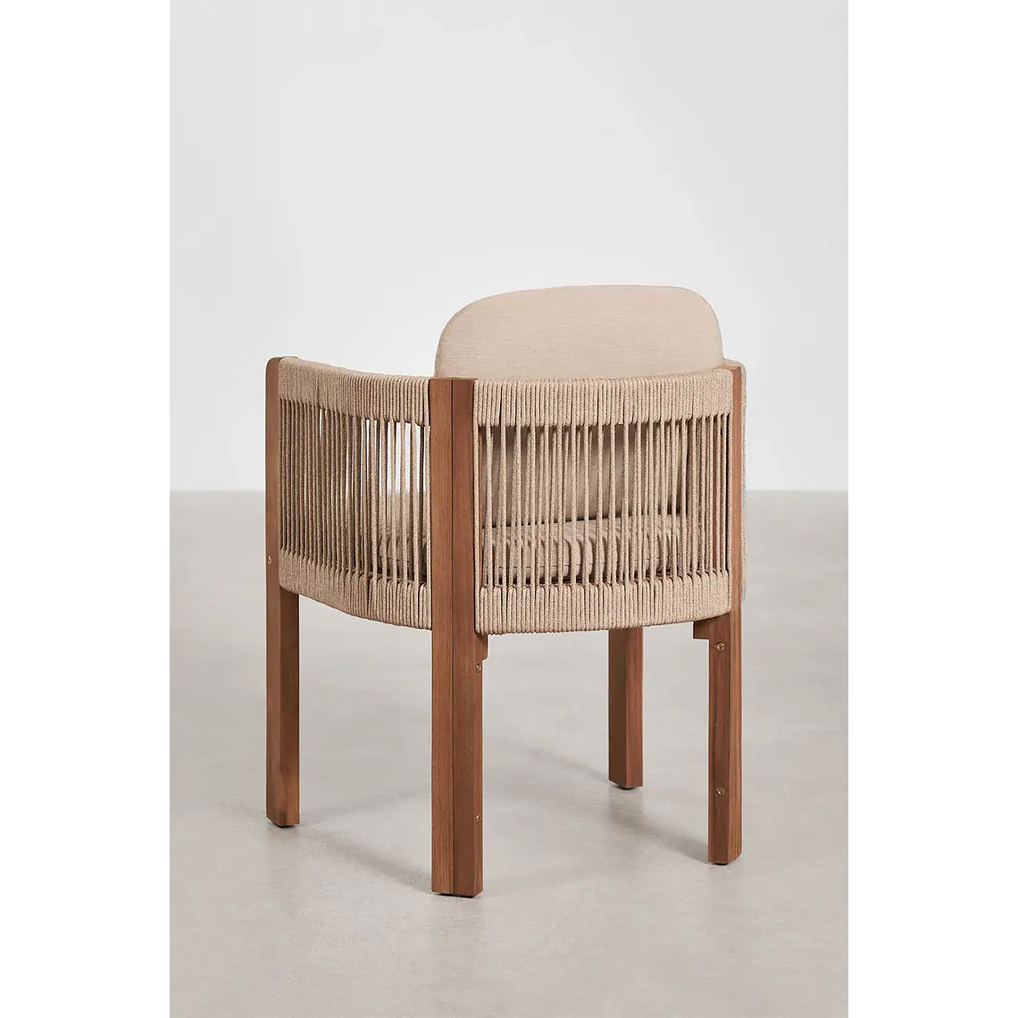 Silla de comedor Xaeora en madera de acacia 5