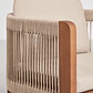 Silla de comedor Xaeora en madera de acacia - Miniatura 6
