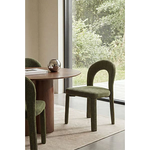 Silla de comedor Xaeune en chenilla