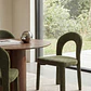 Silla de comedor Xaeune en chenilla - Miniatura 1