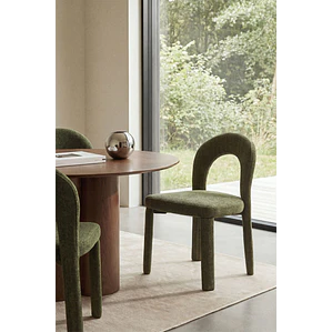 Silla de comedor Xaeune en chenilla