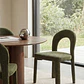 Silla de comedor Xaeune en chenilla - Miniatura 2