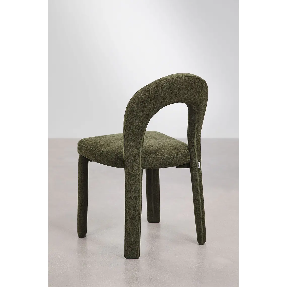 Silla de comedor Xaeune en chenilla 6