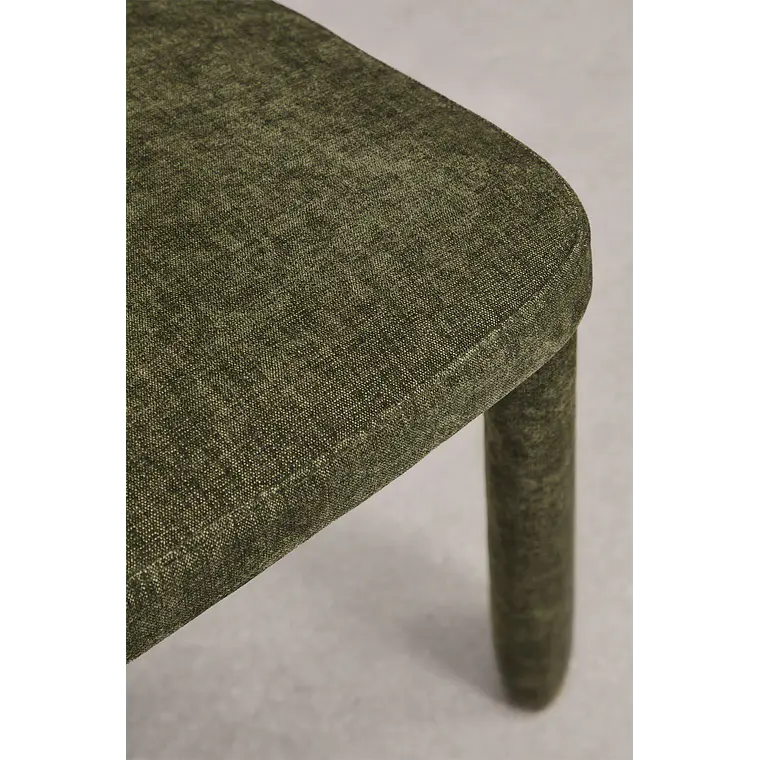 Silla de comedor Xaeune en chenilla 8