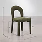 Silla de comedor Xaeune en chenilla - Miniatura 11