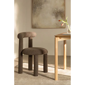 Silla de comedor Ylenira en bouclé