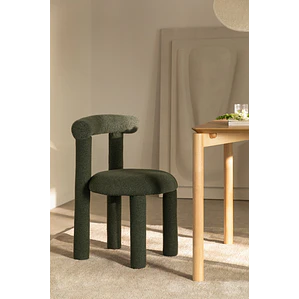 Silla de comedor Ylenira en bouclé