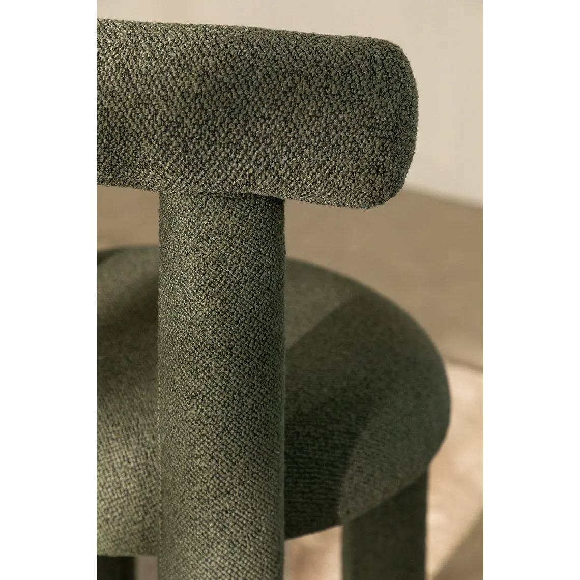 Silla de comedor Ylenira en bouclé 3