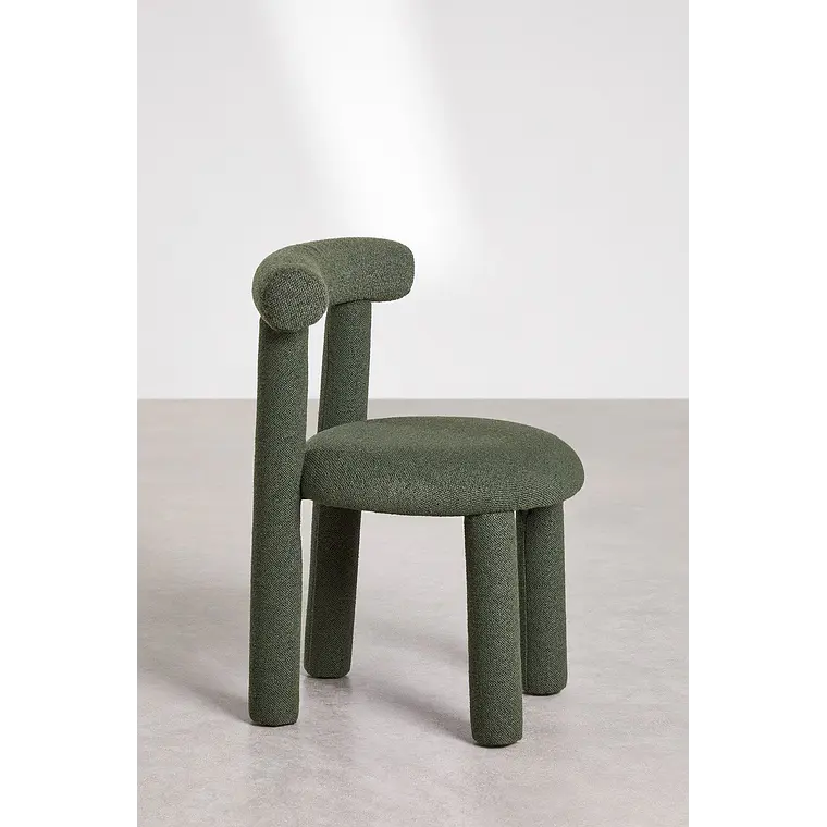 Silla de comedor Ylenira en bouclé 5