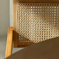 Silla de comedor Zaelia en ratán - Miniatura 3