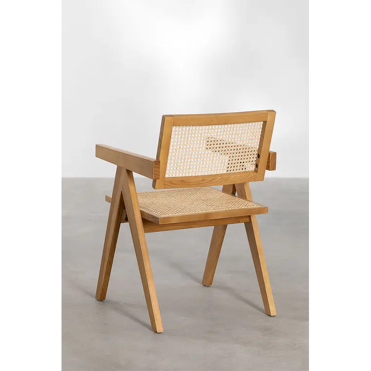 Silla de comedor Zaelia en ratán 6