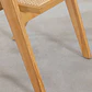 Silla de comedor Zaelia en ratán - Miniatura 9