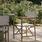 Silla de director plegable de jardín en madera de acacia Morena - Miniatura 1
