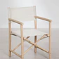 Silla de director plegable de jardín en madera de acacia Morena - Miniatura 3
