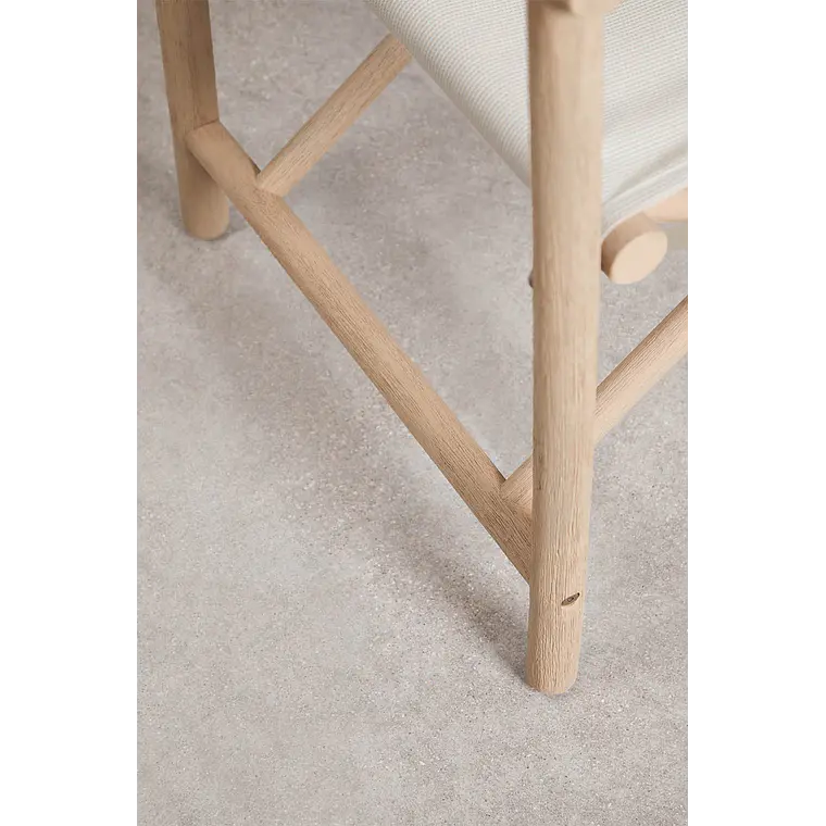 Silla de director plegable de jardín en madera de acacia Morena 7