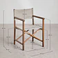 Silla de director plegable de jardín en madera de acacia Morena - Miniatura 10