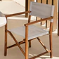 Silla de director plegable de jardín en madera de acacia Morena - Miniatura 12