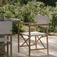 Silla de director plegable de jardín en madera de acacia Morena - Miniatura 13