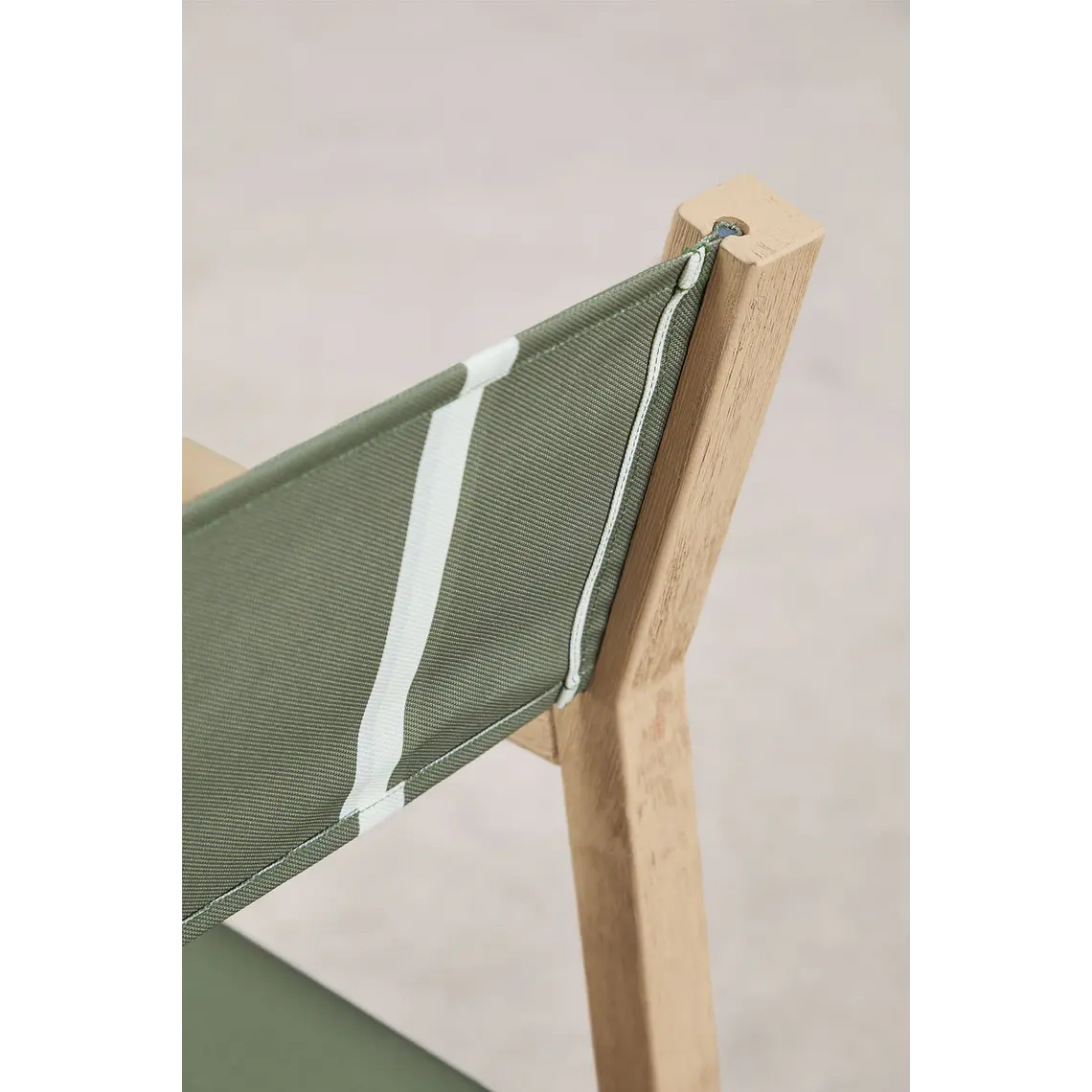 Silla de director plegable de jardín en madera de acacia Navora 7