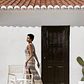 Silla de director plegable para jardín en aluminio y madera de teca Gavia - Miniatura 1