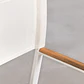 Silla de director plegable para jardín en aluminio y madera de teca Gavia - Miniatura 4