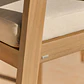 Silla de jardín con reposabrazos en madera de acacia Melena - Miniatura 4