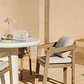 Silla de jardín con reposabrazos en madera de acacia Melena - Miniatura 13