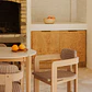 Silla de jardín con reposabrazos en madera de acacia y ratán sintético Delena - Miniatura 13