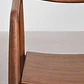 Silla de jardín con reposabrazos en madera de teca Elvena - Miniatura 6