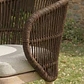 Silla de jardín en madera de acacia y cuerda trenzada Cavora - Miniatura 3