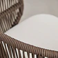 Silla de jardín en madera de acacia y cuerda trenzada Cavora - Miniatura 8