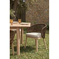 Silla de jardín en madera de acacia y cuerda trenzada Cavora - Miniatura 12