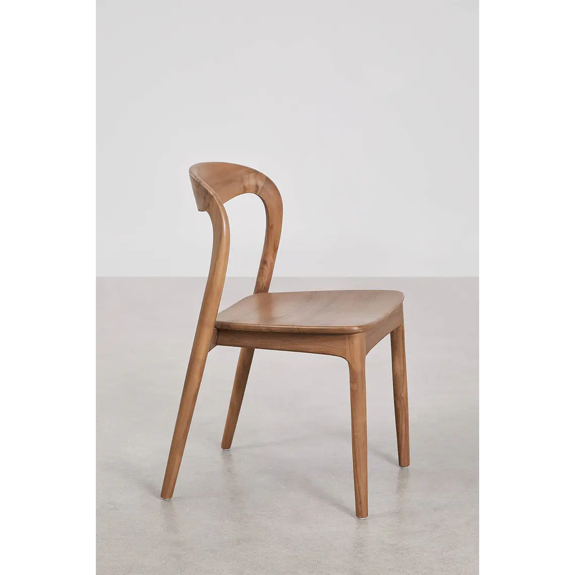 Silla de jardín en madera de teca Lumena 5