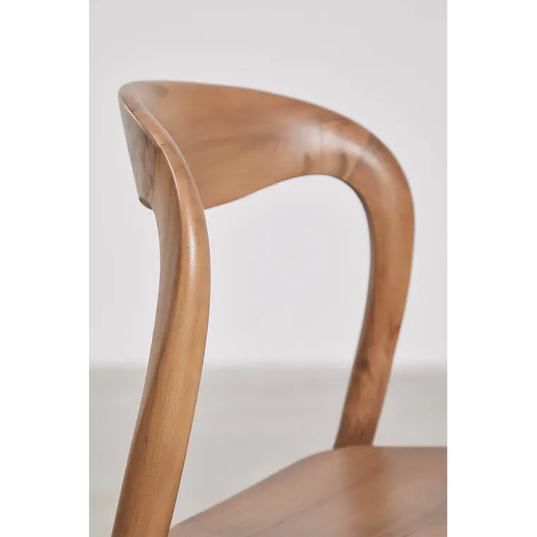 Silla de jardín en madera de teca Lumena 7